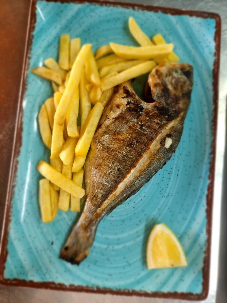 A dish served at Ujvara Restaurant