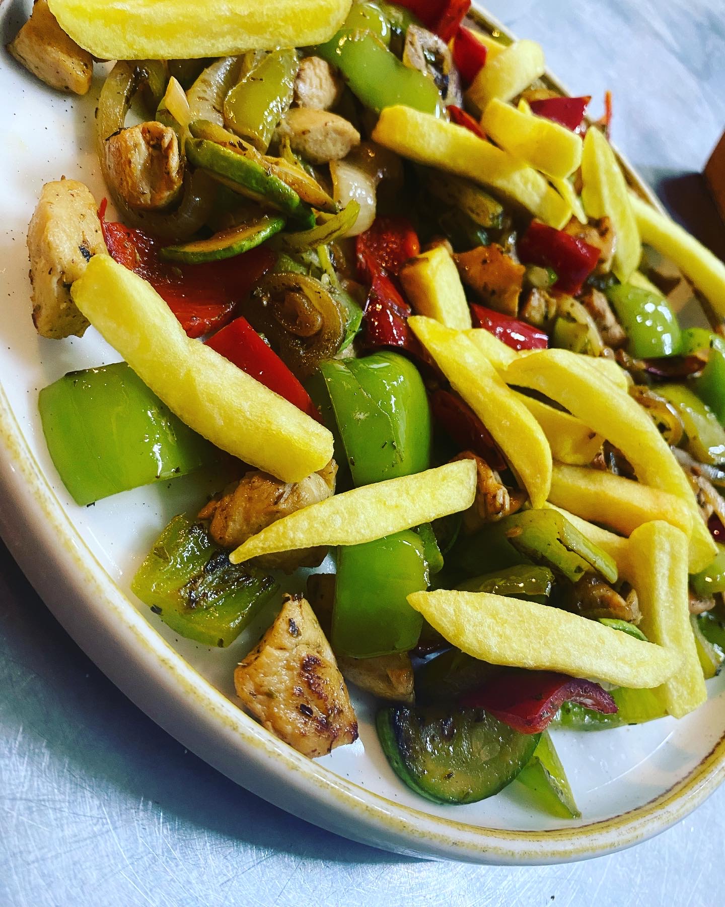 A dish served at Ujvara Restaurant