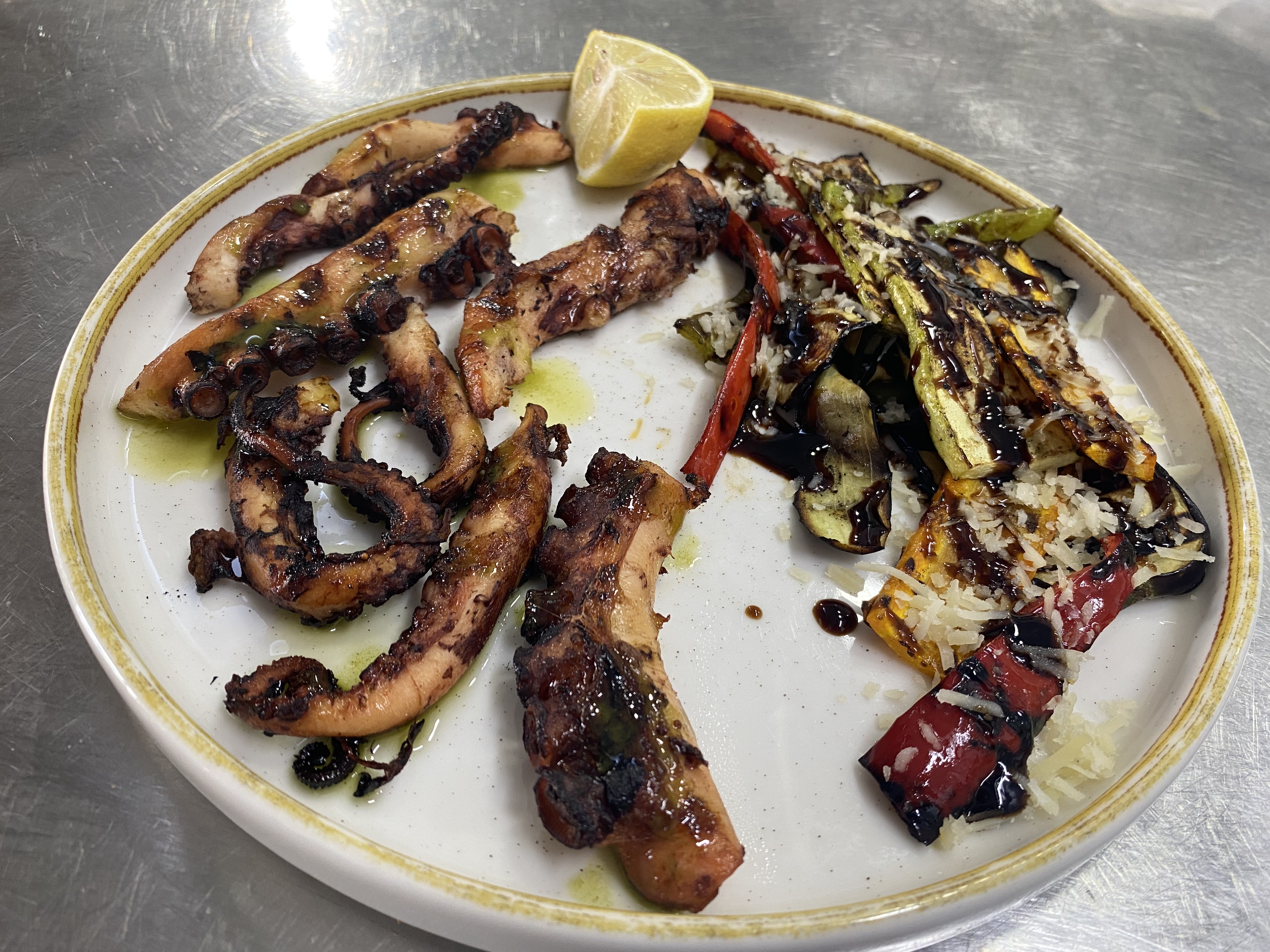 A dish served at Ujvara Restaurant