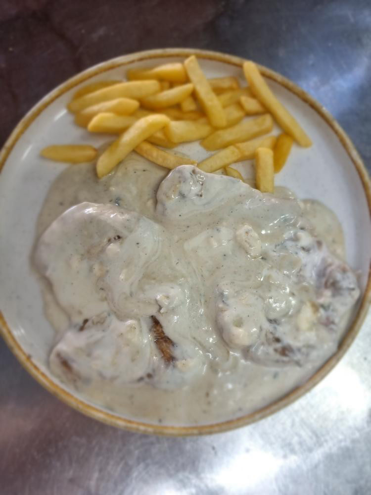 A dish served at Ujvara Restaurant