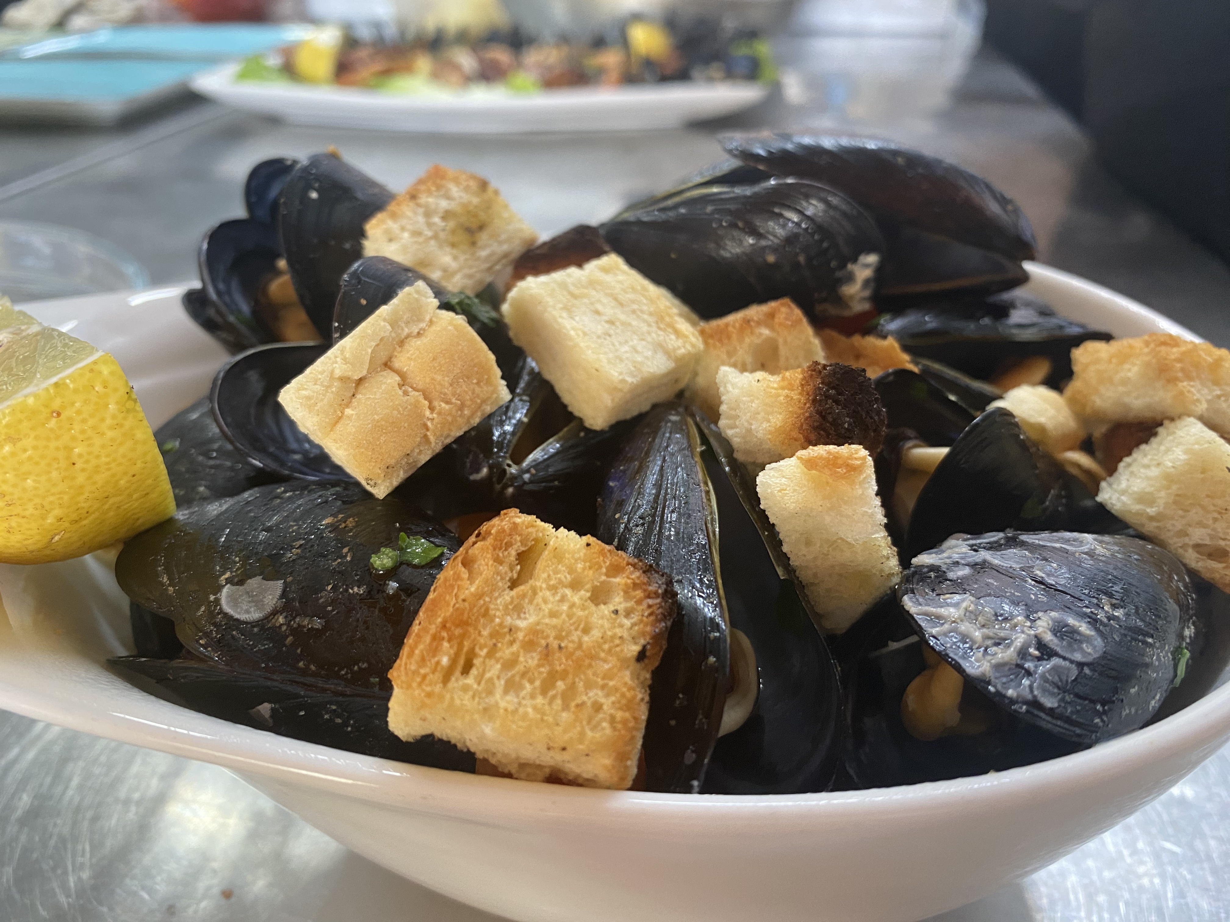 A dish served at Ujvara Restaurant