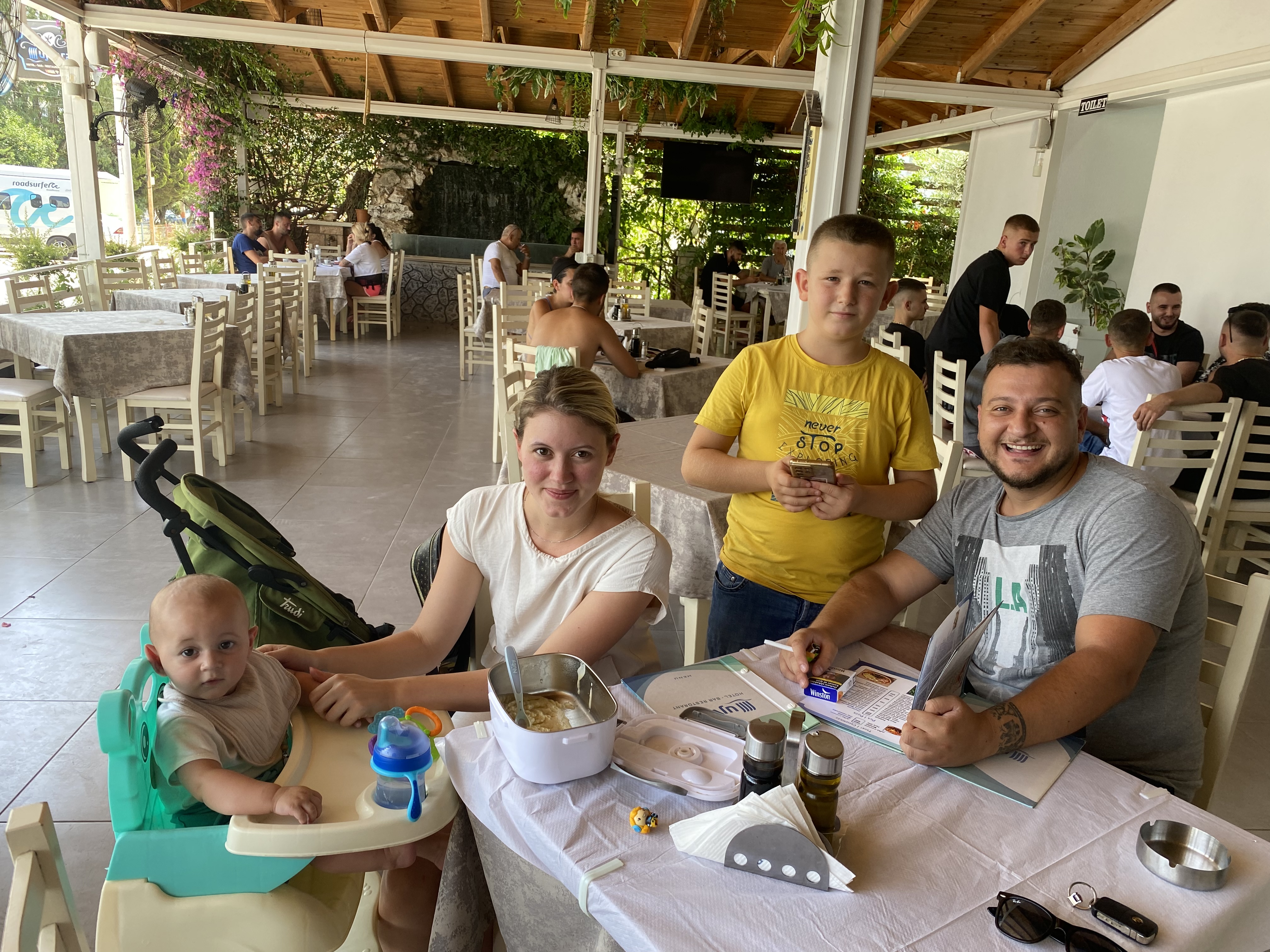 Ujvara Restaurant in Ksamil