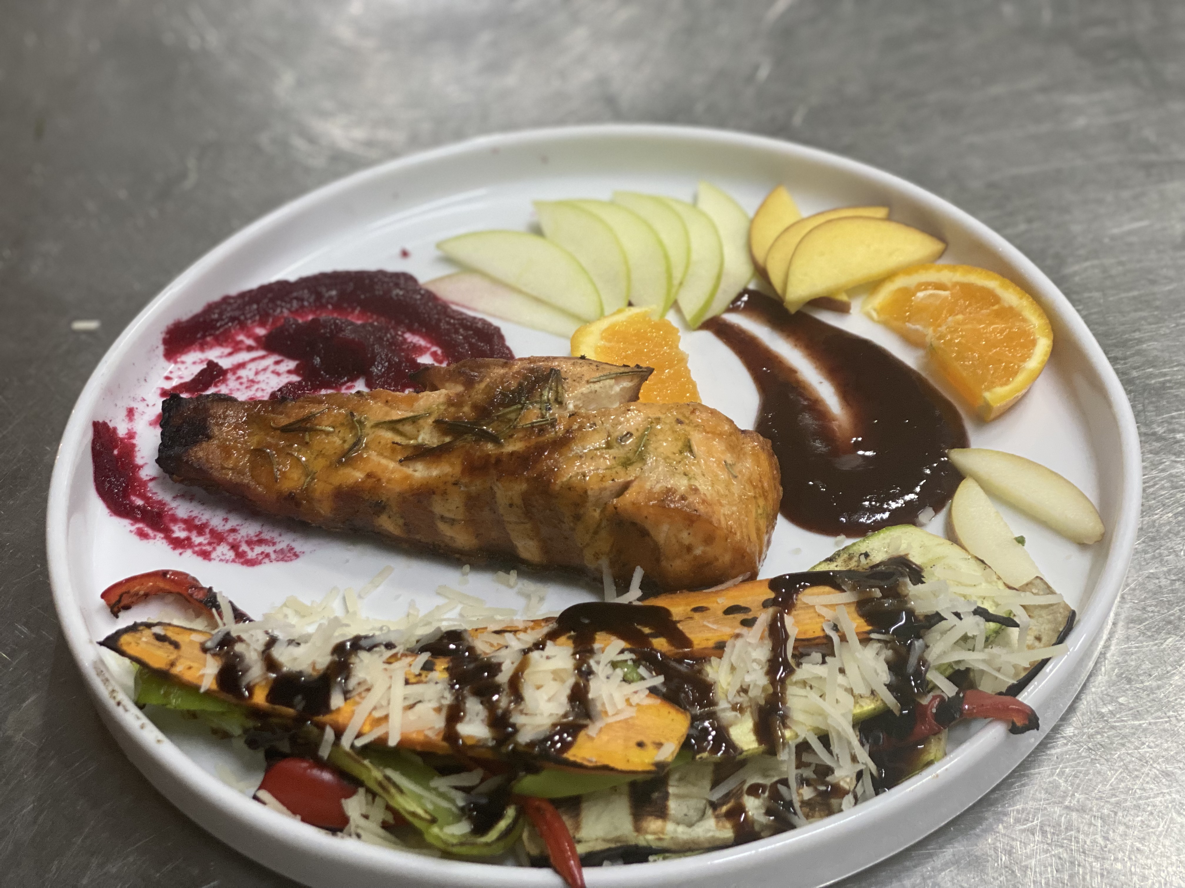 A dish served at Ujvara Restaurant