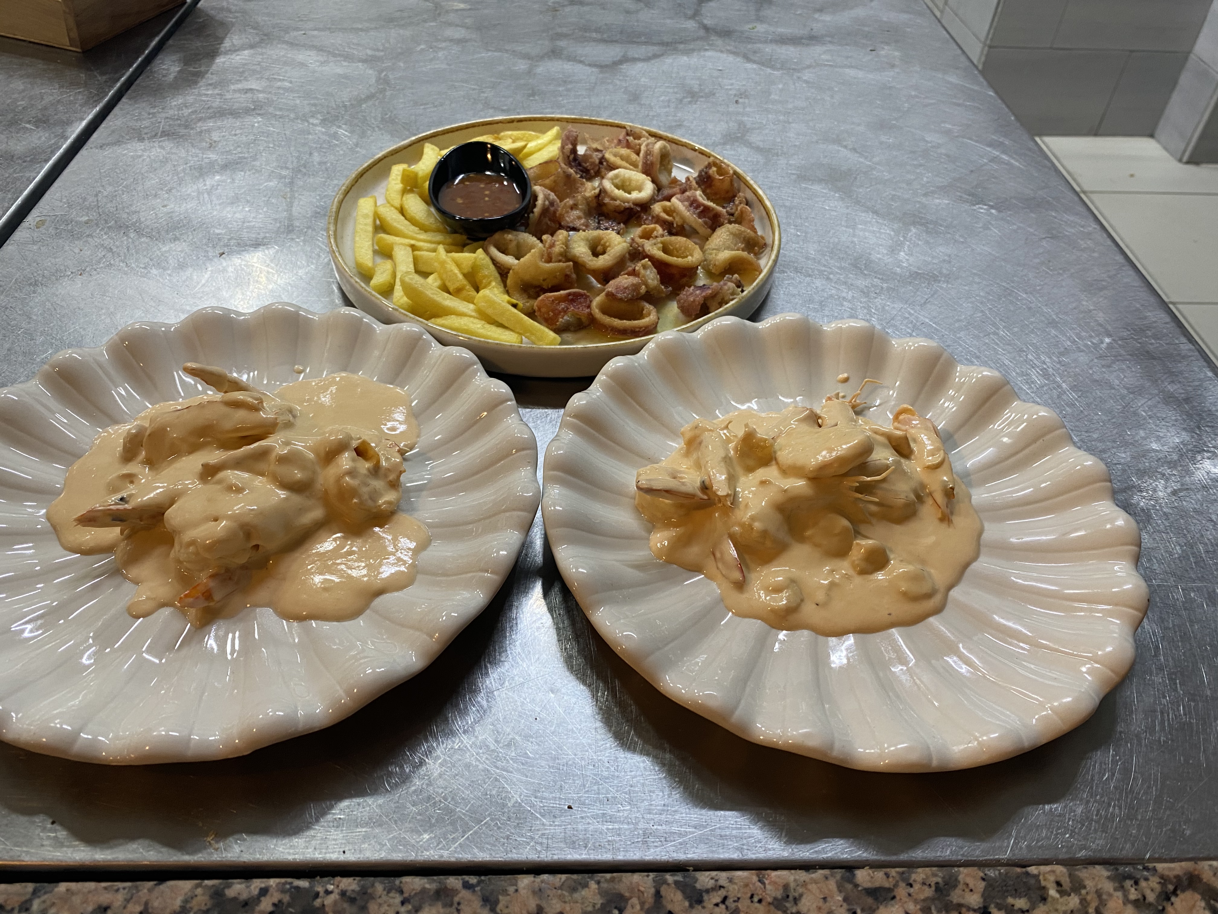 A dish served at Ujvara Restaurant