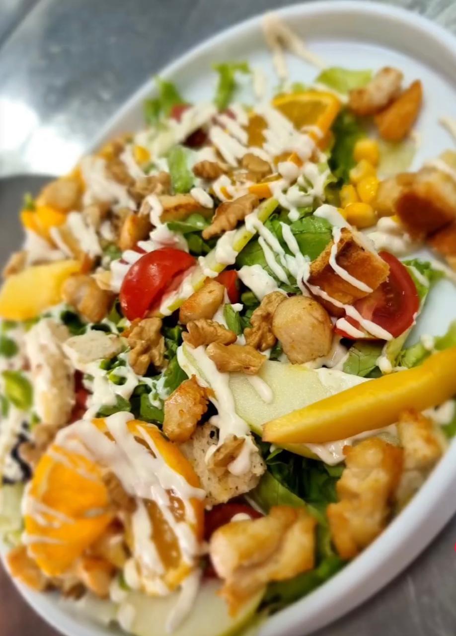 A dish served at Ujvara Restaurant