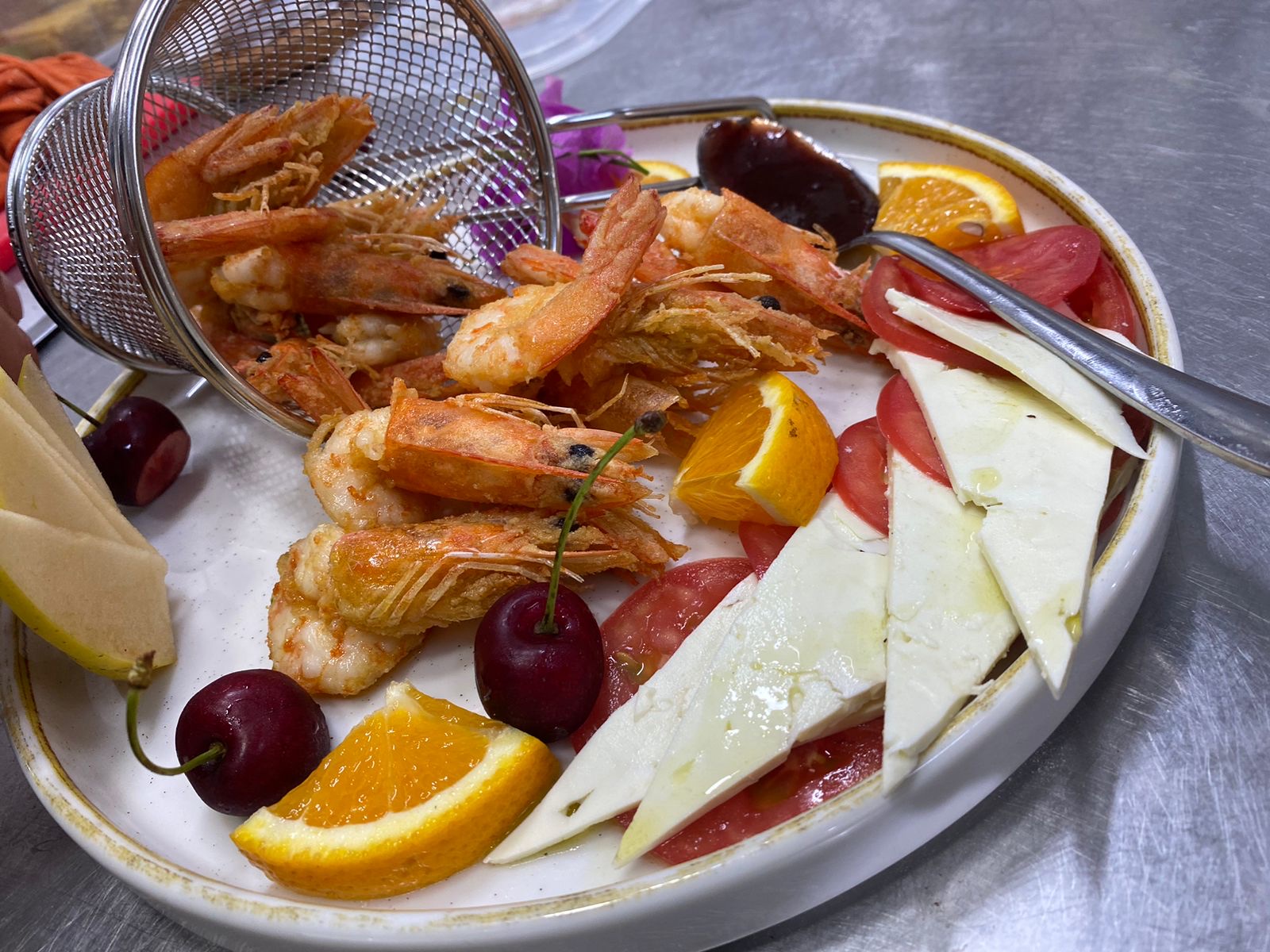 A dish served at Ujvara Restaurant