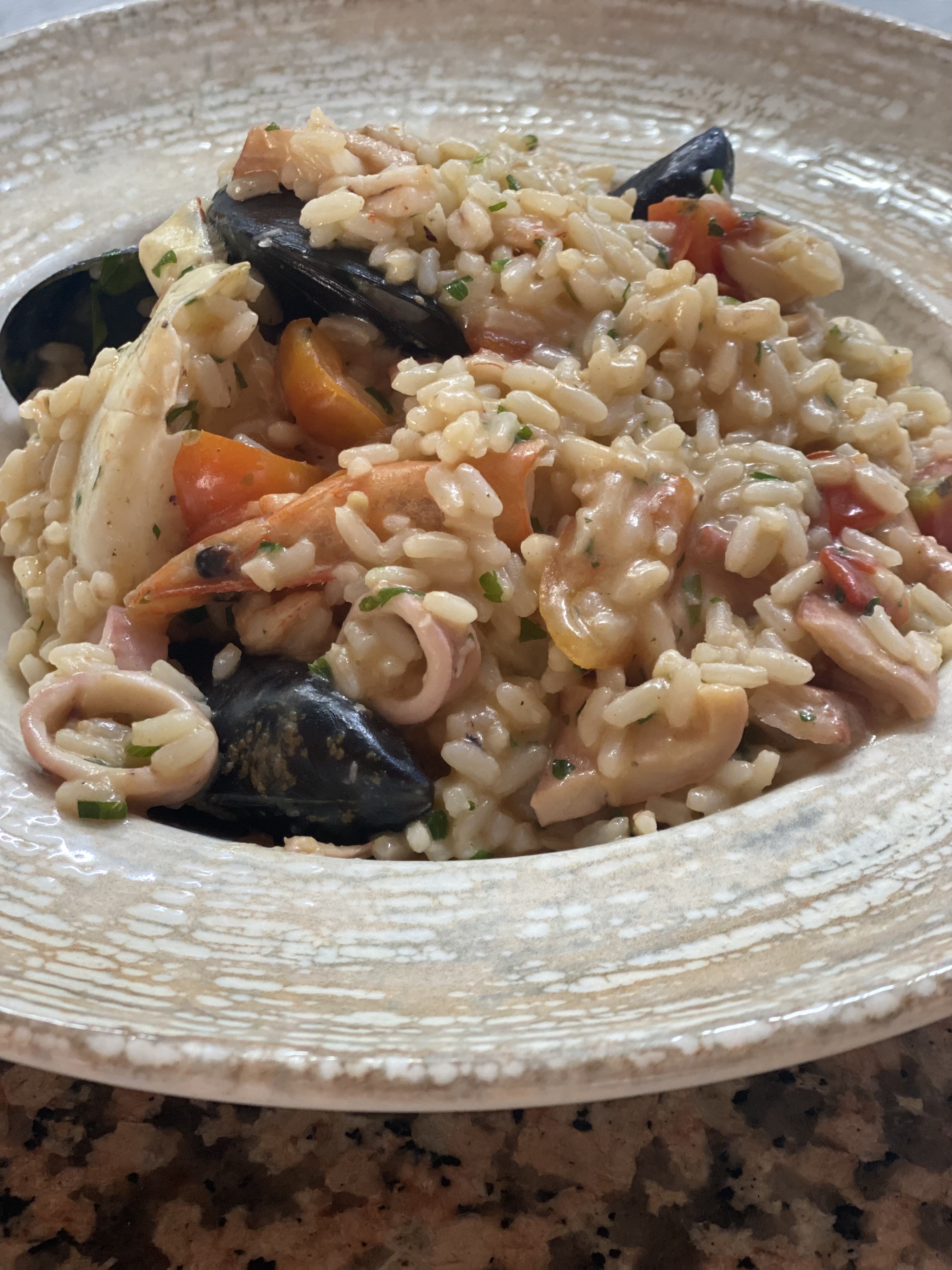 Fresh seafood at Ujvara Restaurant