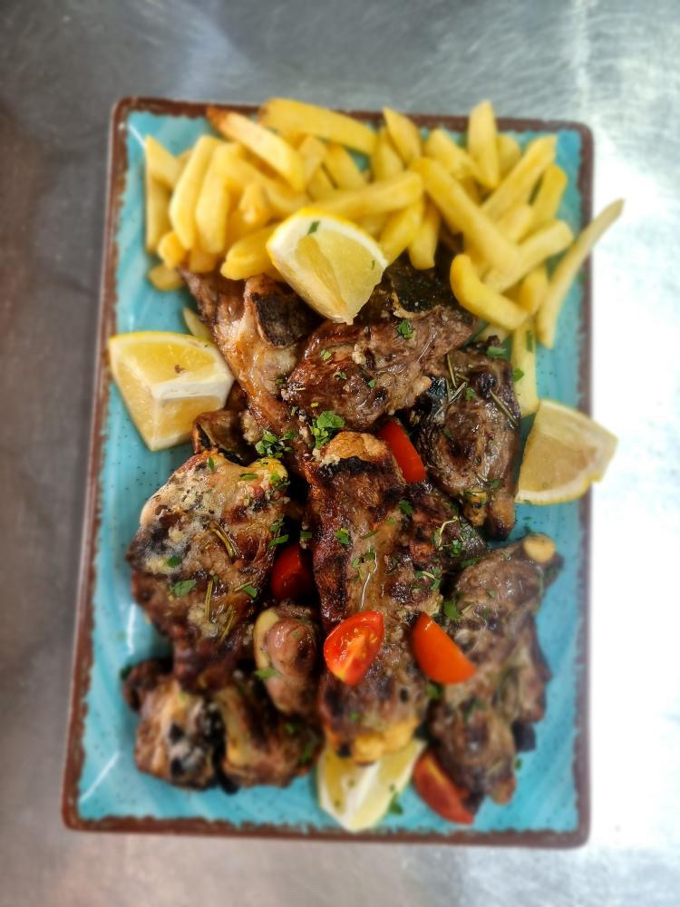 A dish served at Ujvara Restaurant