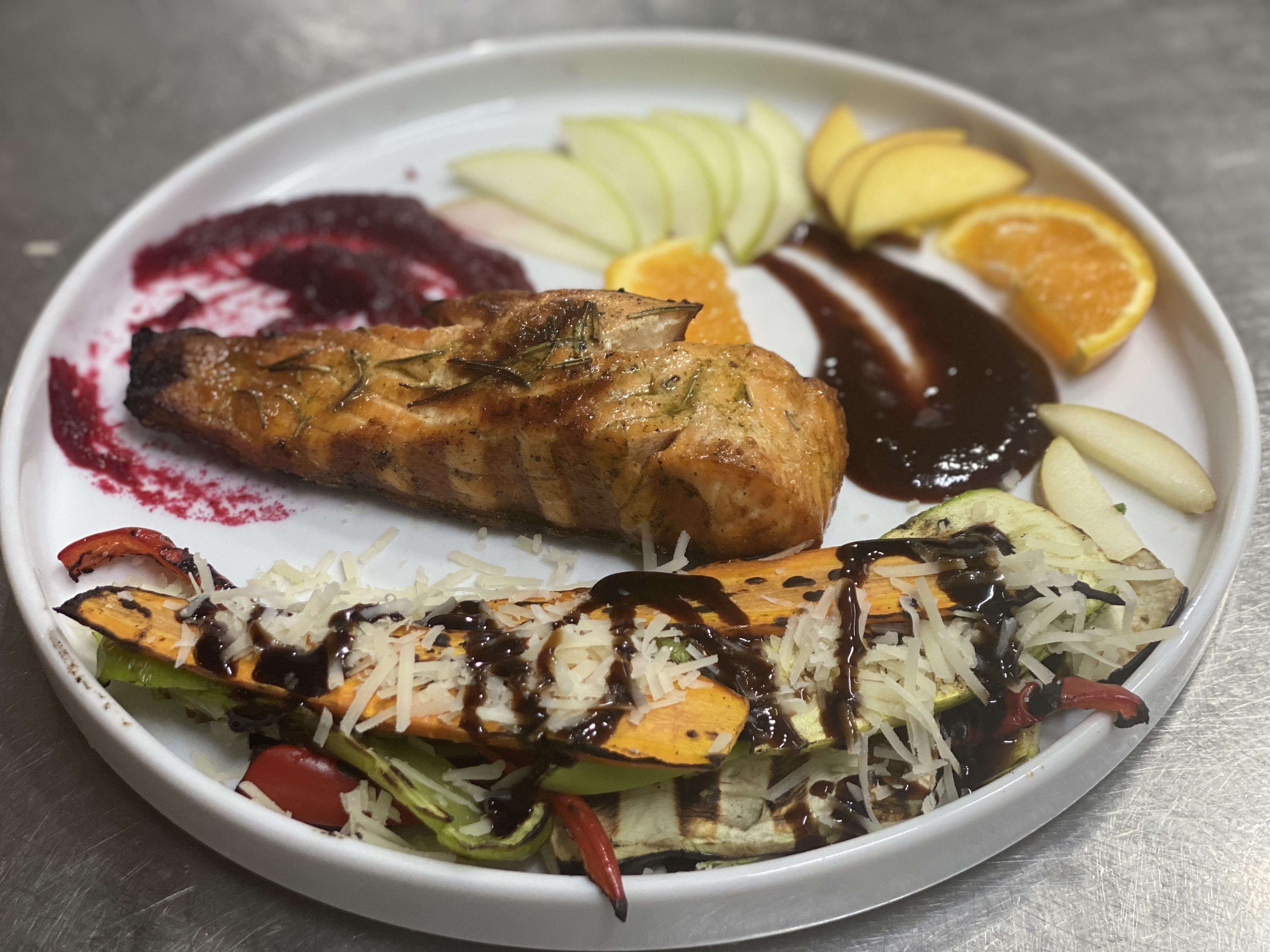 A dish served at Ujvara Restaurant