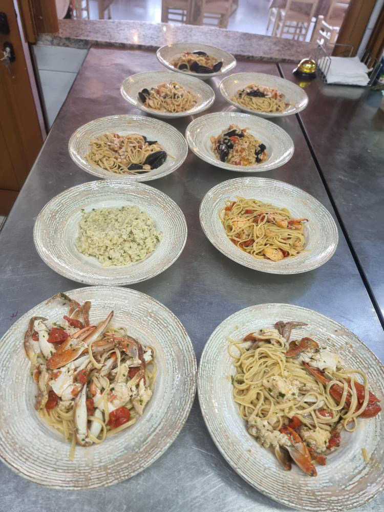A dish served at Ujvara Restaurant